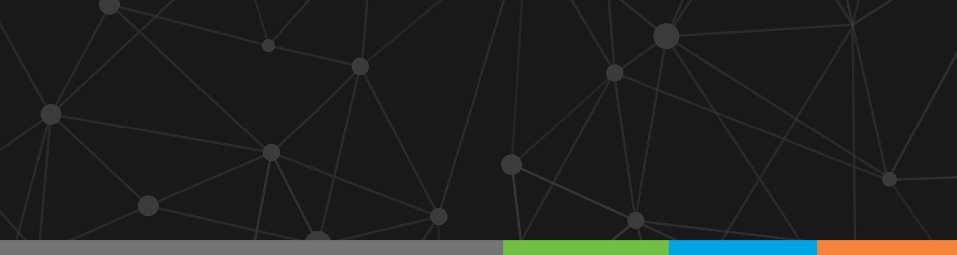 Network pattern with black background